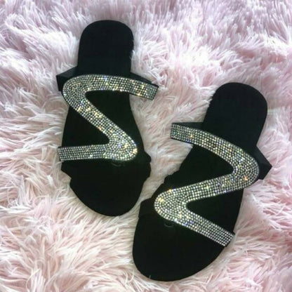 2026 Bling Bling Slides Women's Slippers for Summer Beach