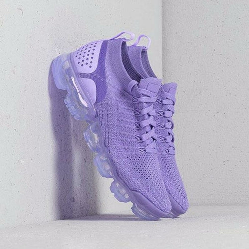 2026 Purple Sneakers Women Casual Shoes Mesh Air-Cushion Flat